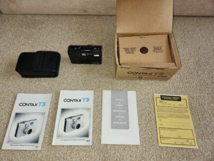 Contax T3 35mm Titanium Black Film Camera