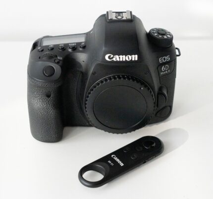 Canon EOS 6D Mark II 26.2MP Digital SLR Camera - Body Only + Remote Control